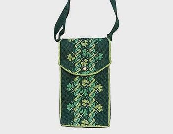 Shamrock Fair Isle Knit Crossbody Bag Shamrock Fair Isle Knit Crossbody Bag