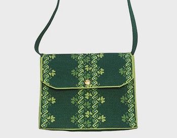 Shamrock Emblem Knit 2 Shoulder Bag