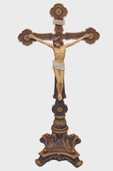 Standing Crucifix, Full Color, 13" Disc.