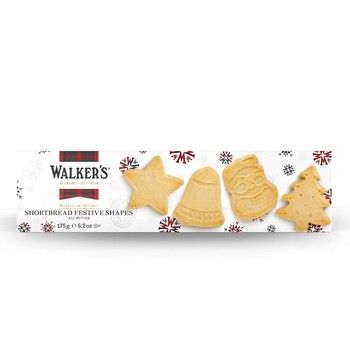Walkers Shortbread Festive Shapes 175g Walkers Shortbread Festive Shapes 175g