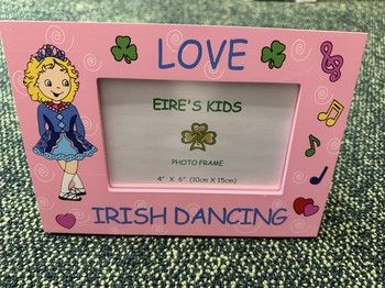 Irish Dancer Photo Frame Disc.