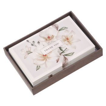 White Magnolia Thank You Note Card Set White Magnolia Thank You Note Card Set
