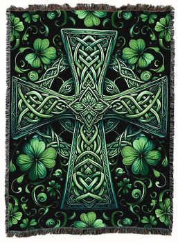 Celtic Shamrocks Blanket