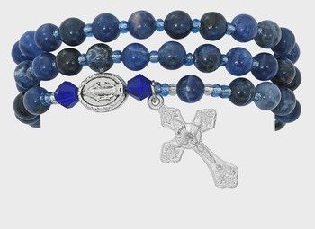 Adult Blue Lapis Twistable Bracelet