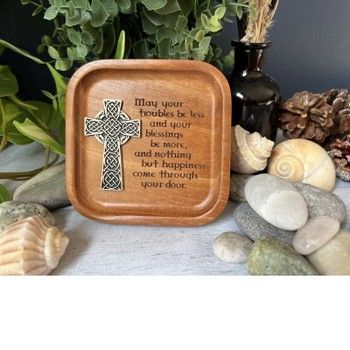 Irish Trinket Cedar Trinket Dish