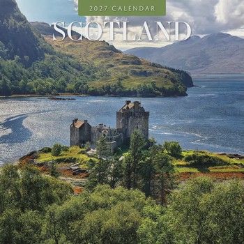2027 Scotland Monthly Wall Calendar | 12" X 12" 2027 Scotland Monthly Wall Calendar | 12" X 12"
