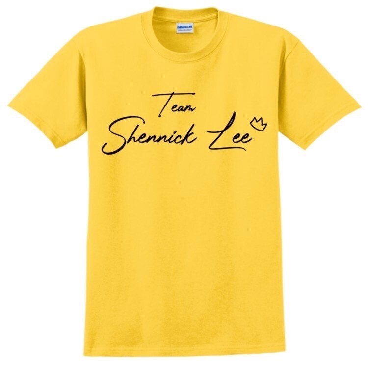 Team Shennick T Shirt - Yellow