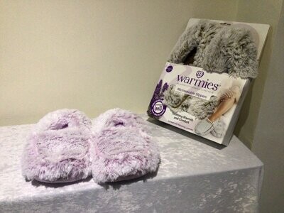 Pink Warmies Microwavable Slippers
