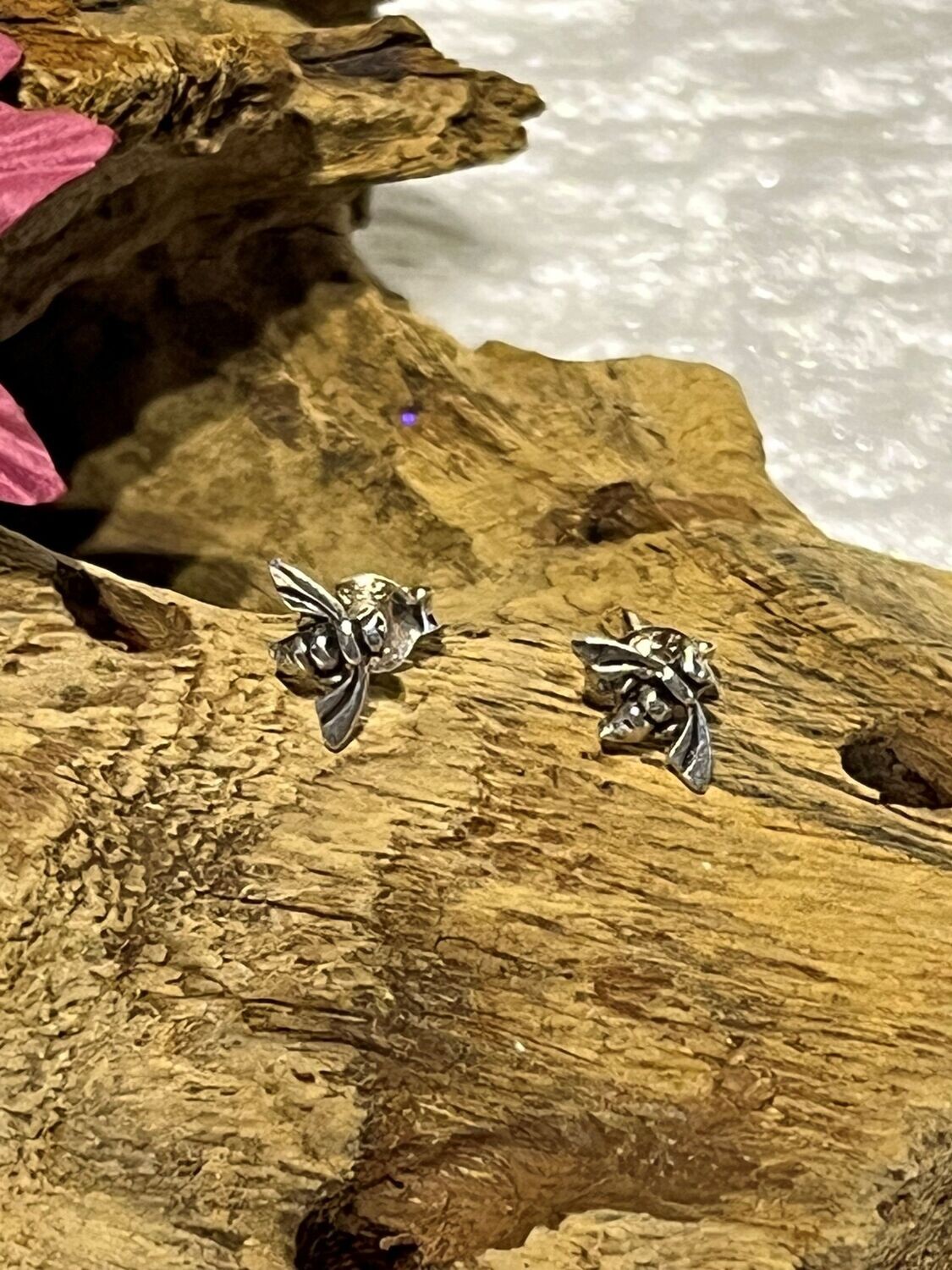 Dainty Bee Earrings