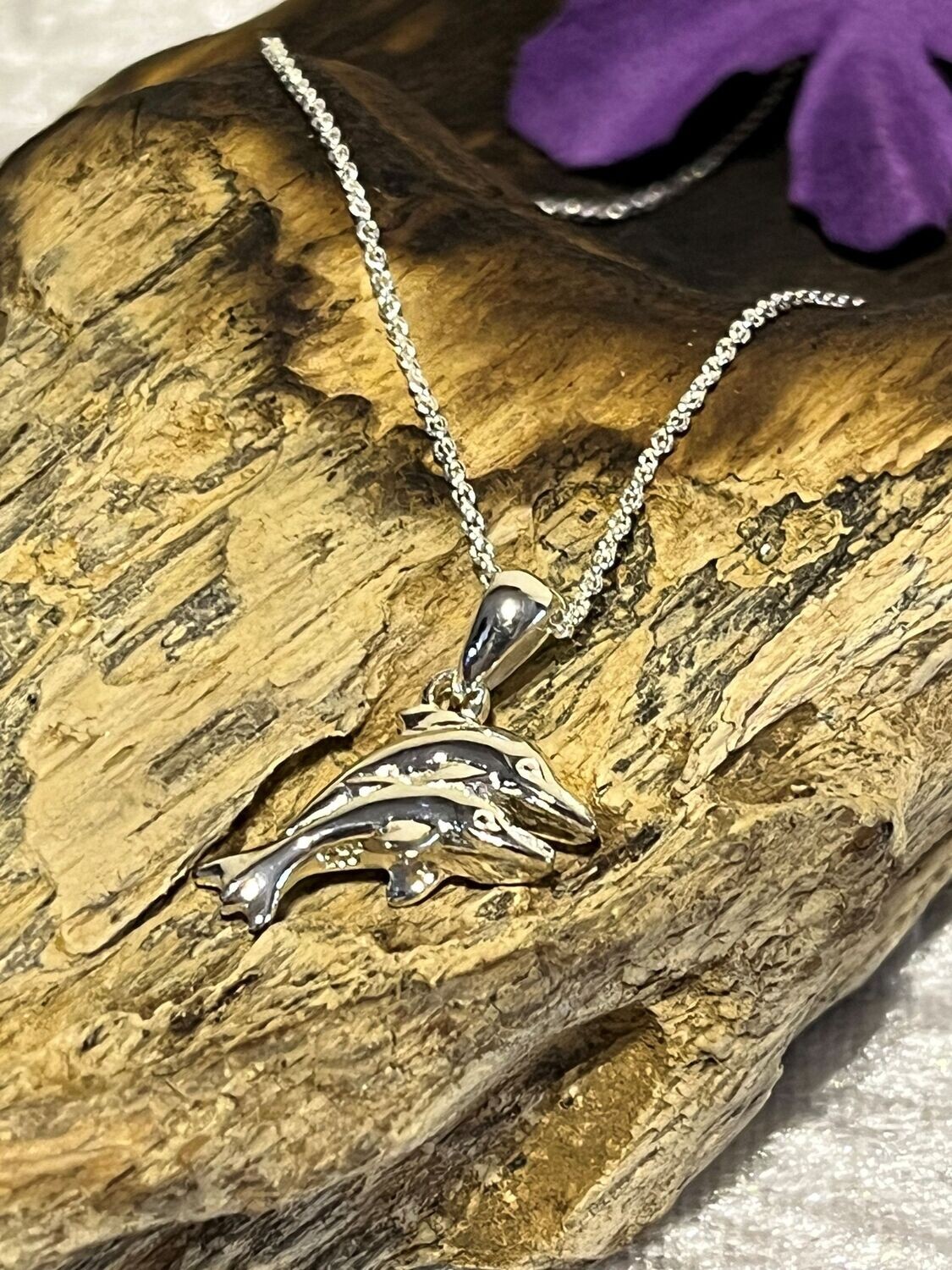 Sterling Silver Dolphin Necklace
