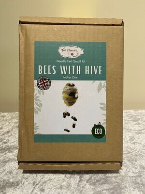 Bees with Hive Small Needle Felt Kit
