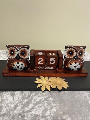 Owl Perpetual Calendar