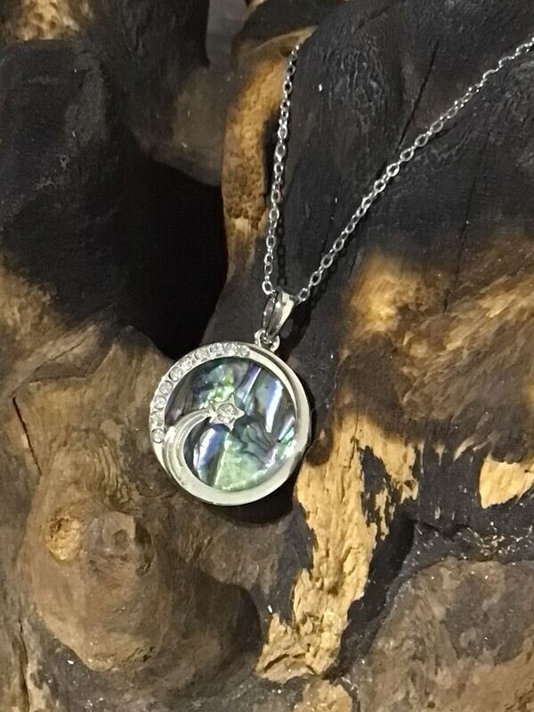 Shooting Star Paua Shell Necklace