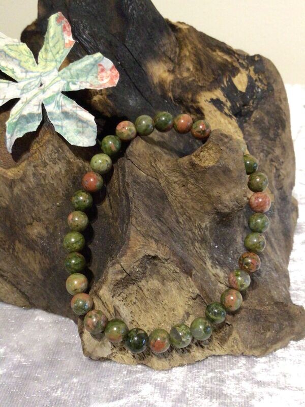 Unakite Stretch Bracelet