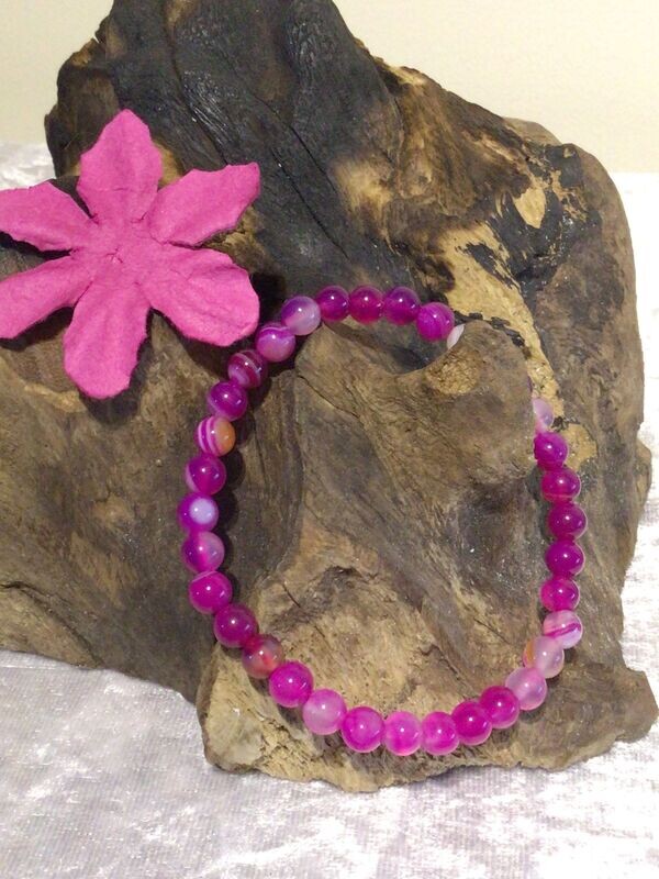 Red Garnet Stretch Bracelet