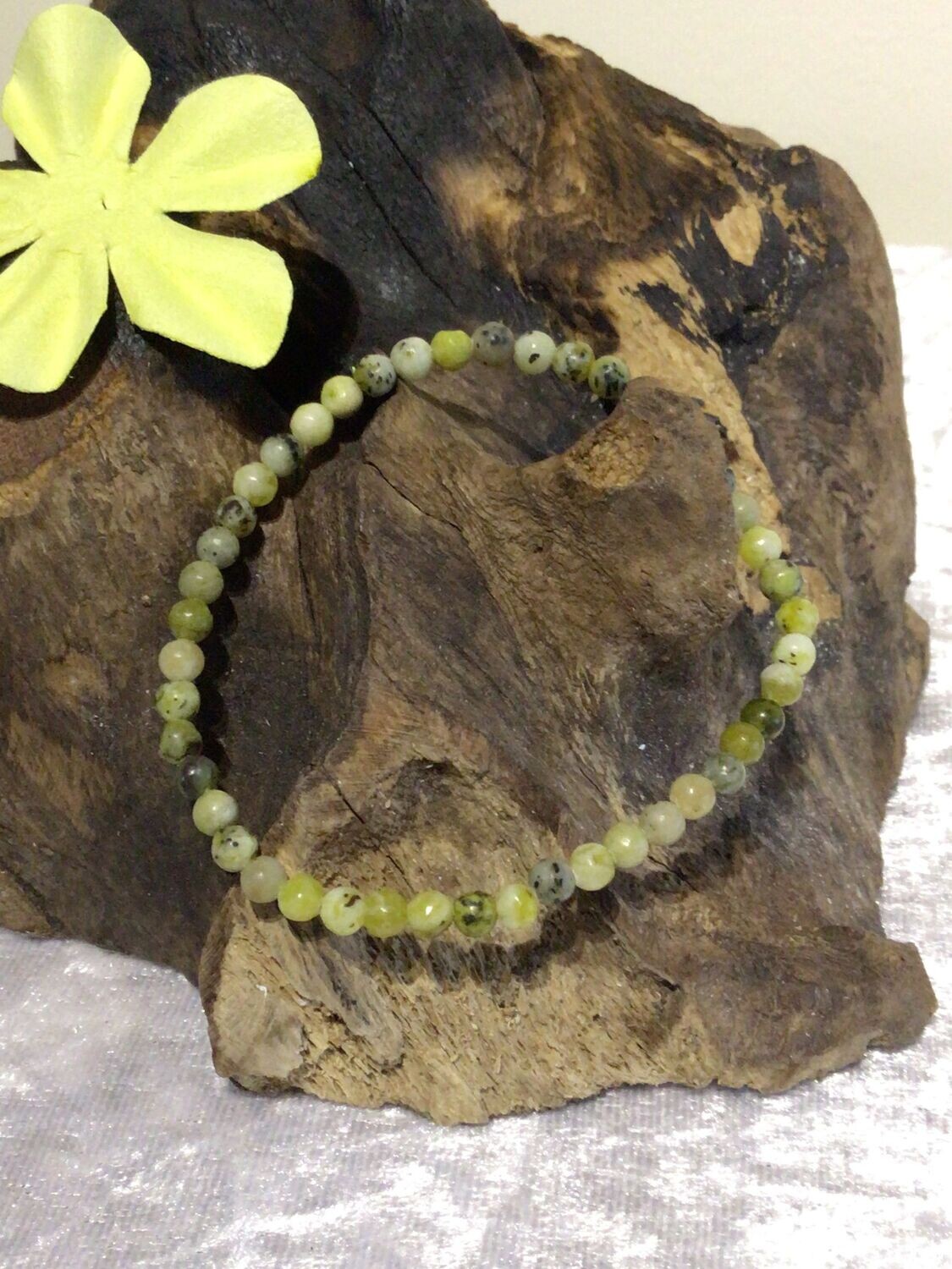 Yellow Quartzite Stretch Bracelet