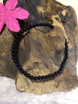 Black Onyx Stretch Bracelet