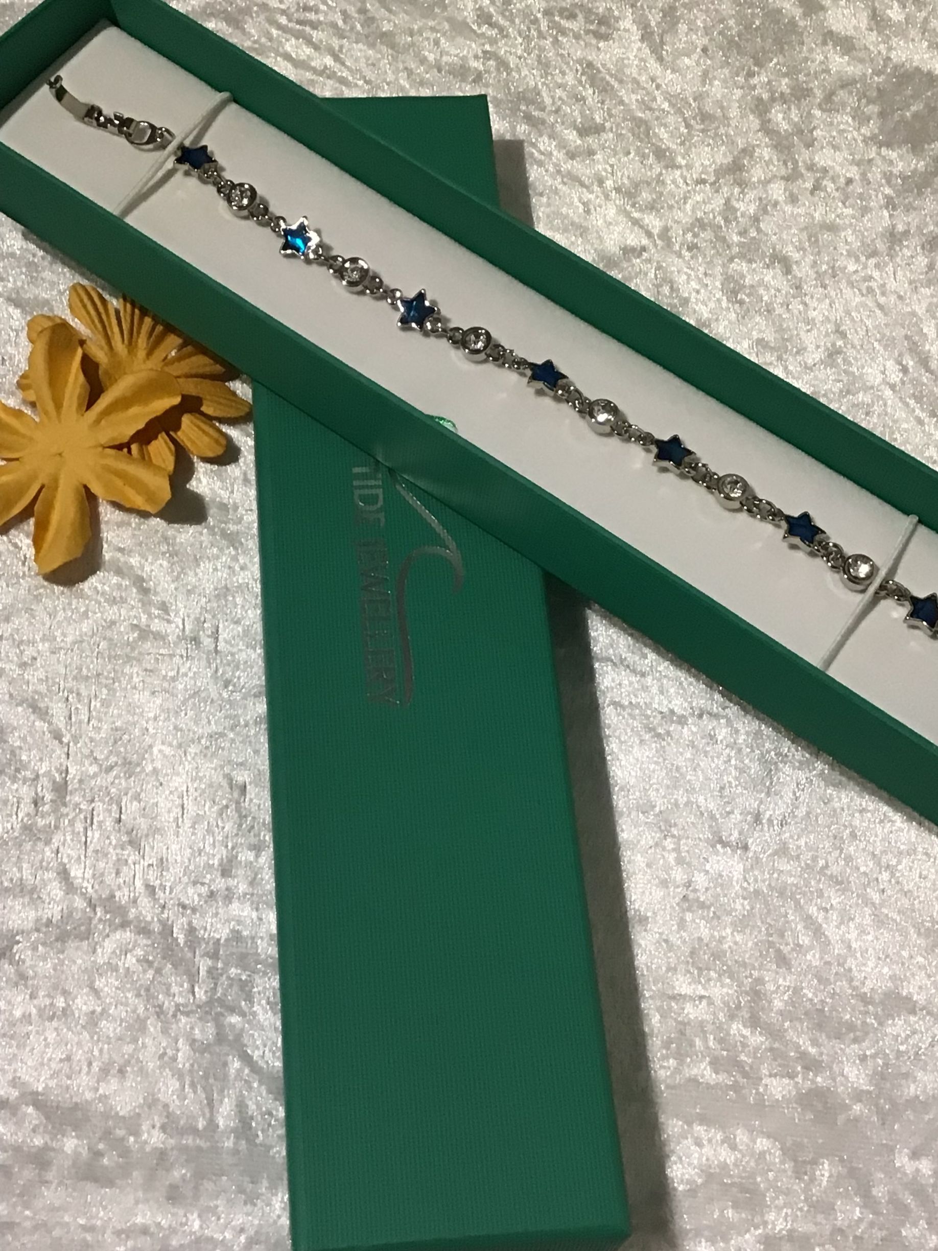 Blue Paua Shell Star Bracelet