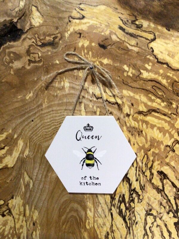 Queen of the Kitchen Hanging Sign