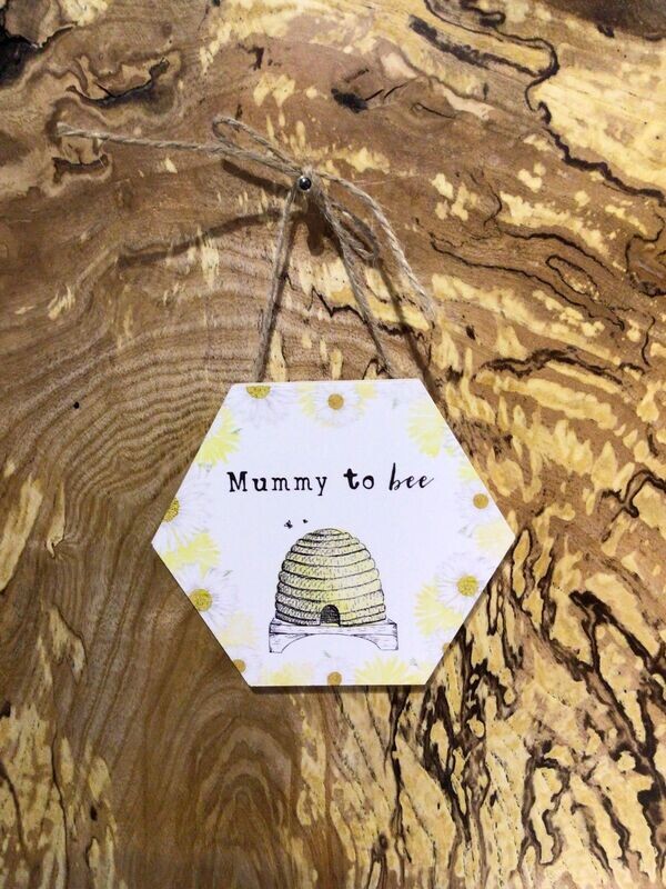 Mummy to Bee Hanging Sign