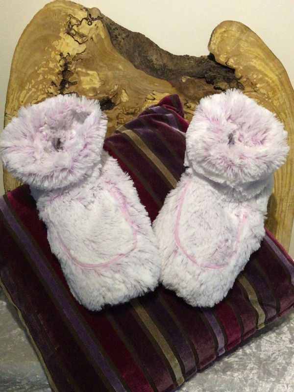 Pink Warmies Microwavable Slipper Boots