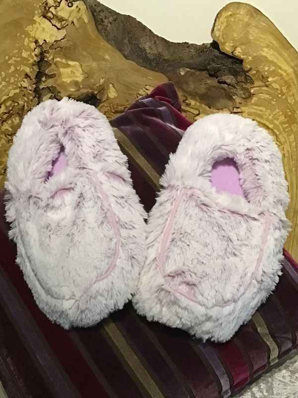 Pink Warmies Microwavable Slippers