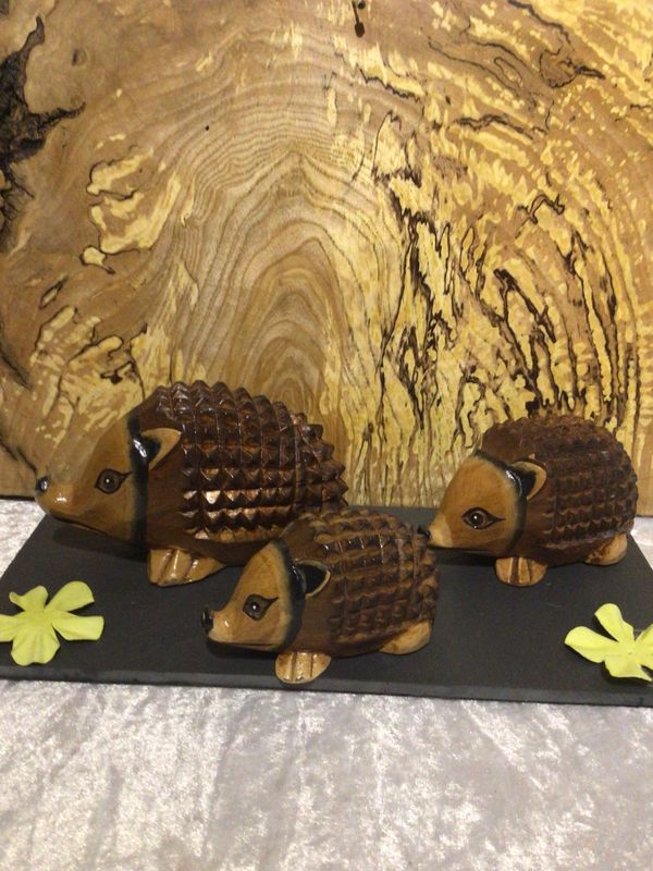 Set of 3 Hedgehogs