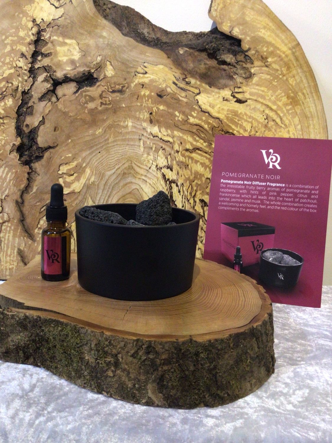 Pomegranate Noir Volcanic Rock Fragrance Diffuser