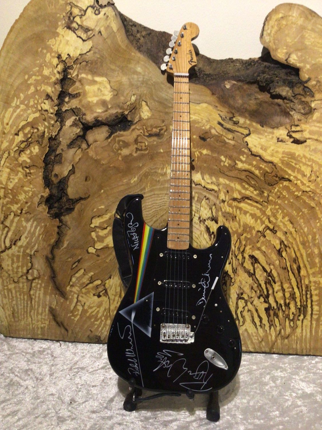 Pink Floyd Wooden 40cm Miniature Guitar