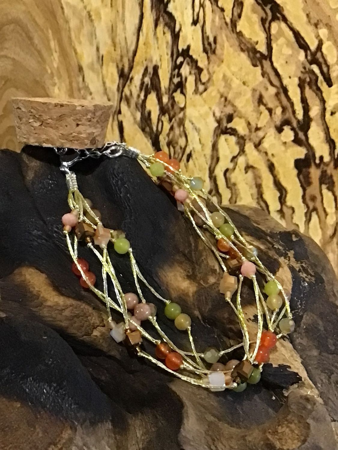 Carnelian and Agate Bracelet