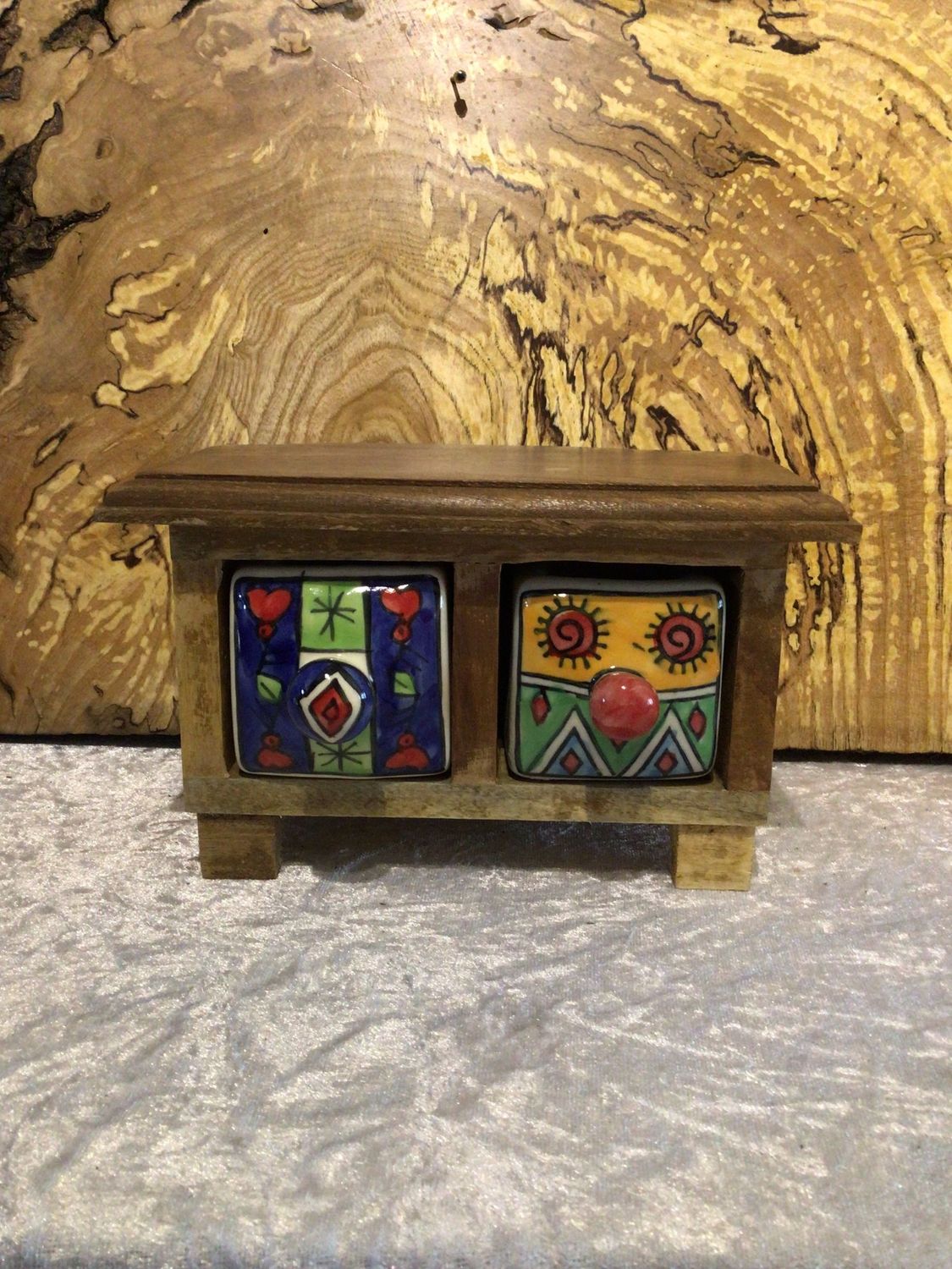 2 Drawer Hand-made Chest