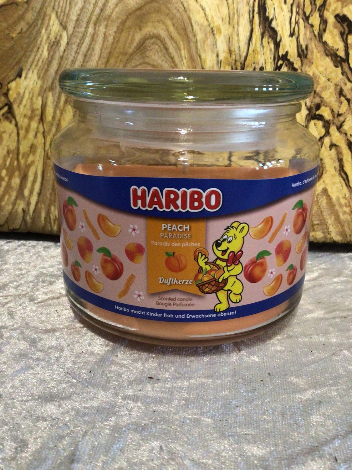 Haribo Peach Paradise Scented Medium Candle