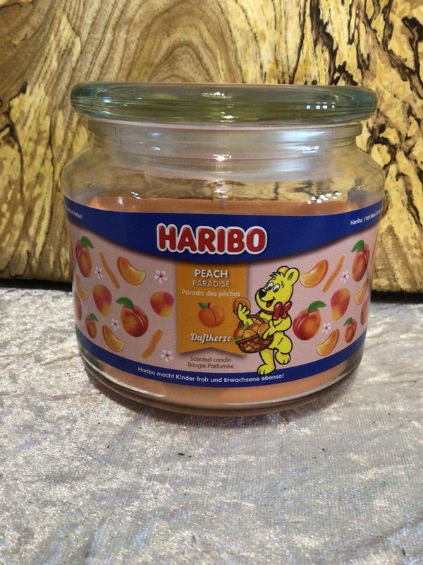 Haribo Peach Paradise Scented Medium Candle