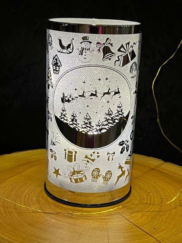 Luxa Festive Frosty Twinkler Lamp