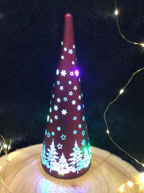 Luxa Glass Christmas Cone