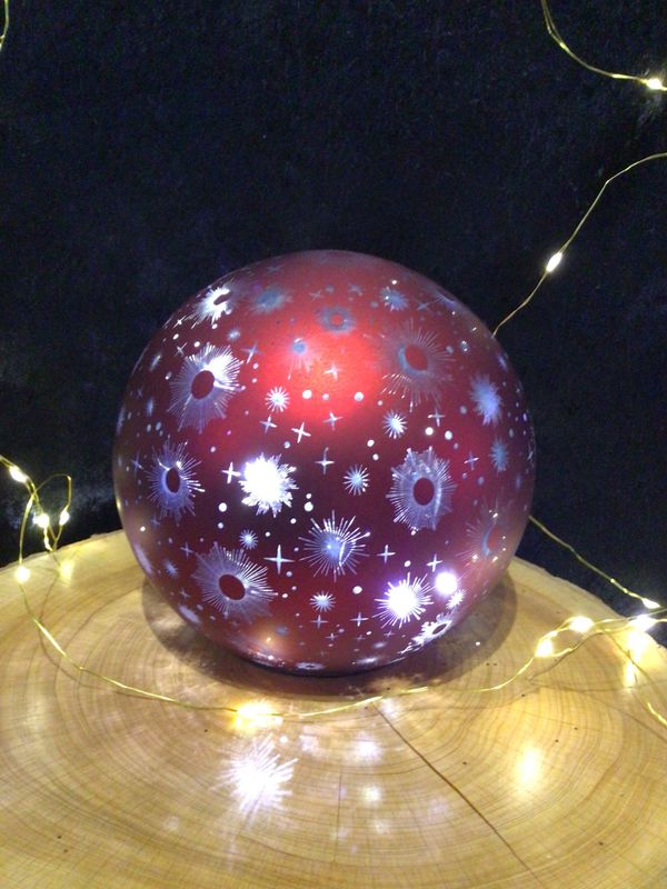 Luxa Christmas Glass Globe