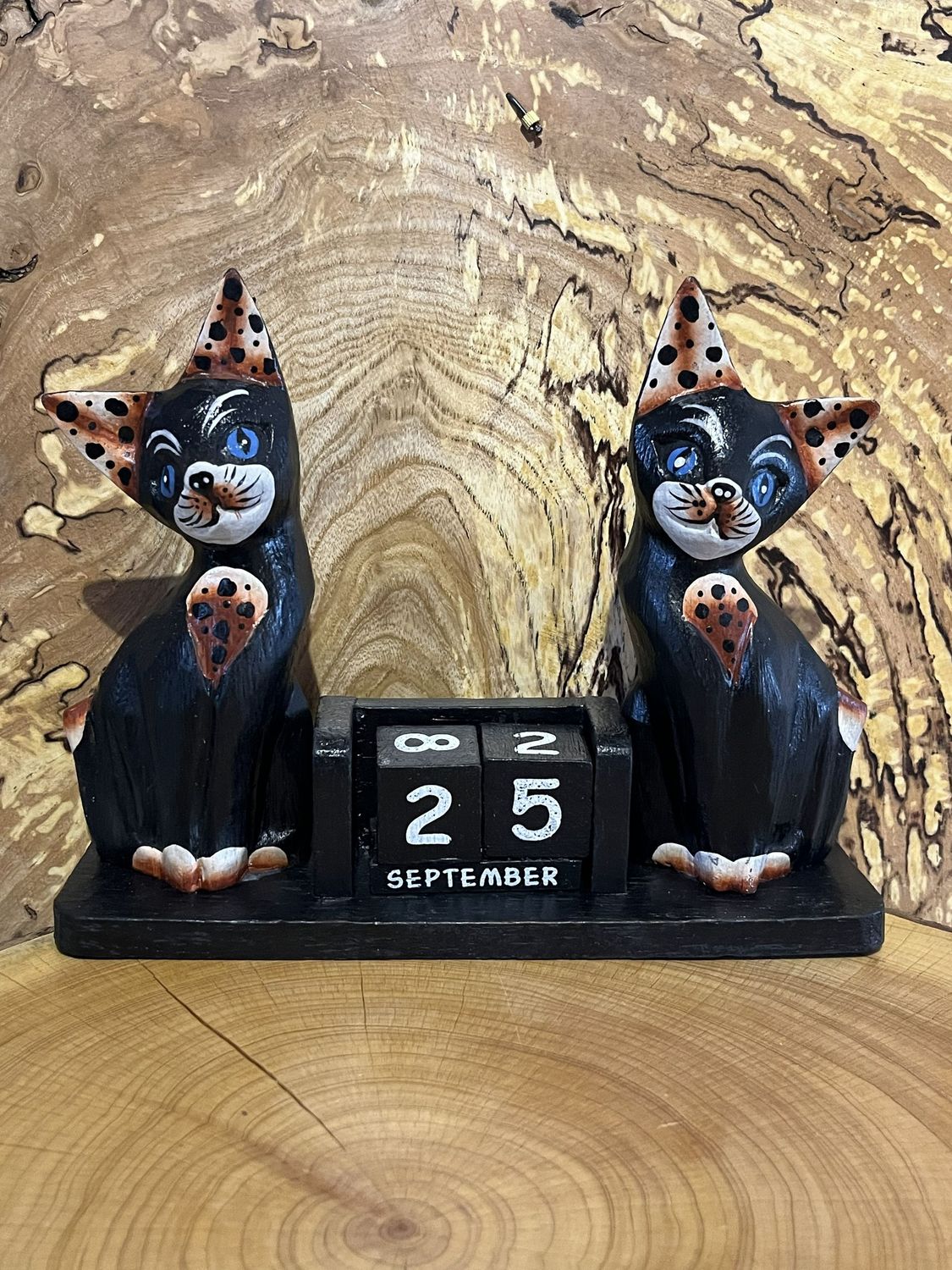 Black Twin Cat Calendar