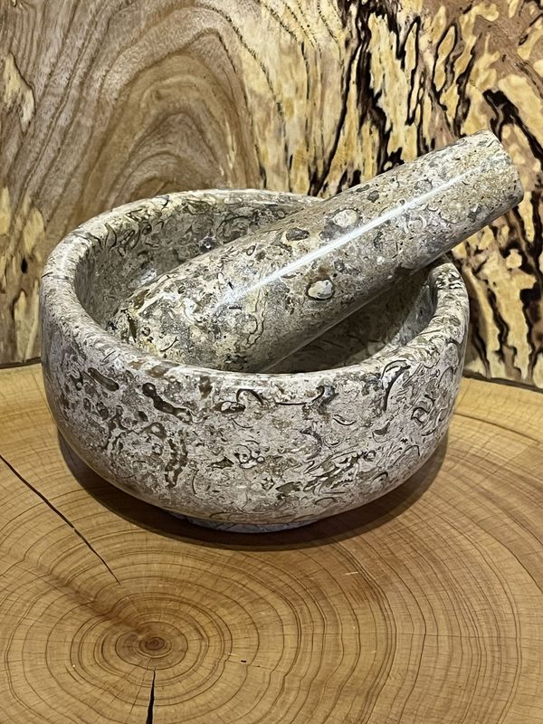 Fossil Stone Classic Pestle and Mortar