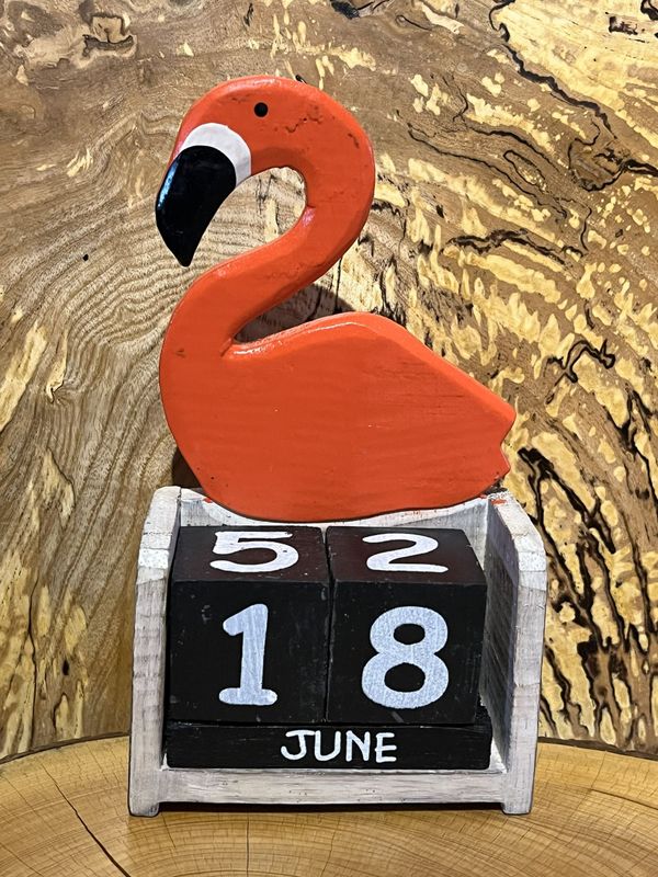 Flamingo Perpetual Calendar
