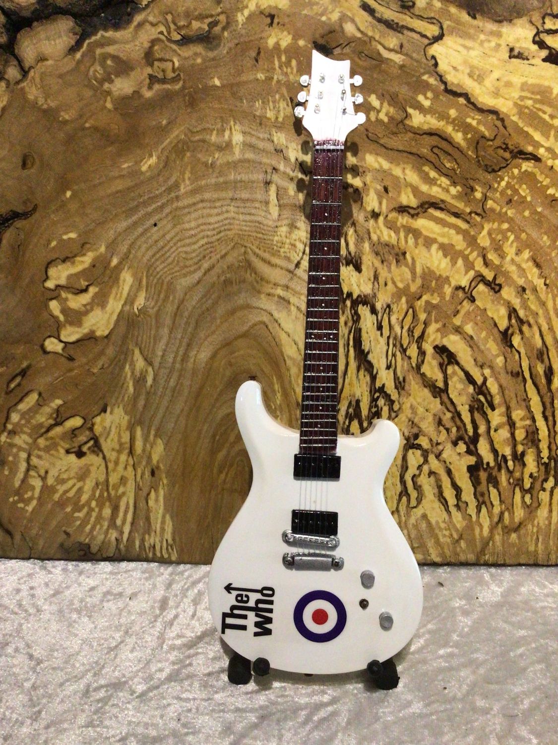 The Who Wooden 25cm Miniature Guitar
