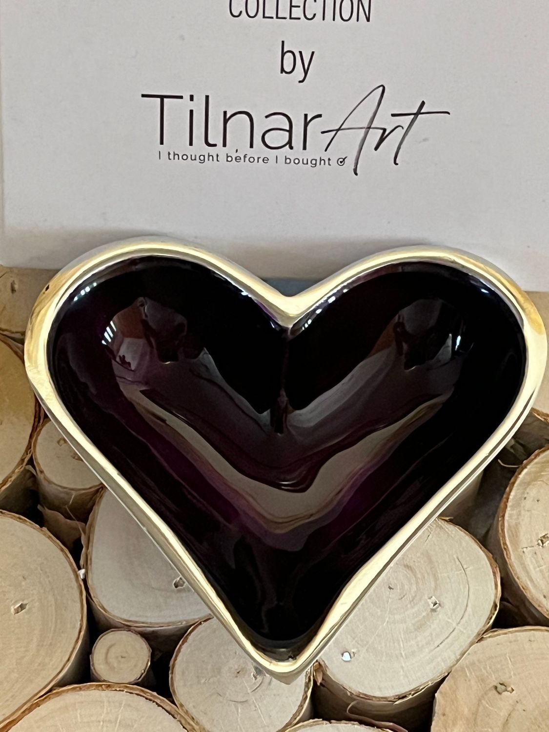 Purple Heart Dish Purple Heart Dish
