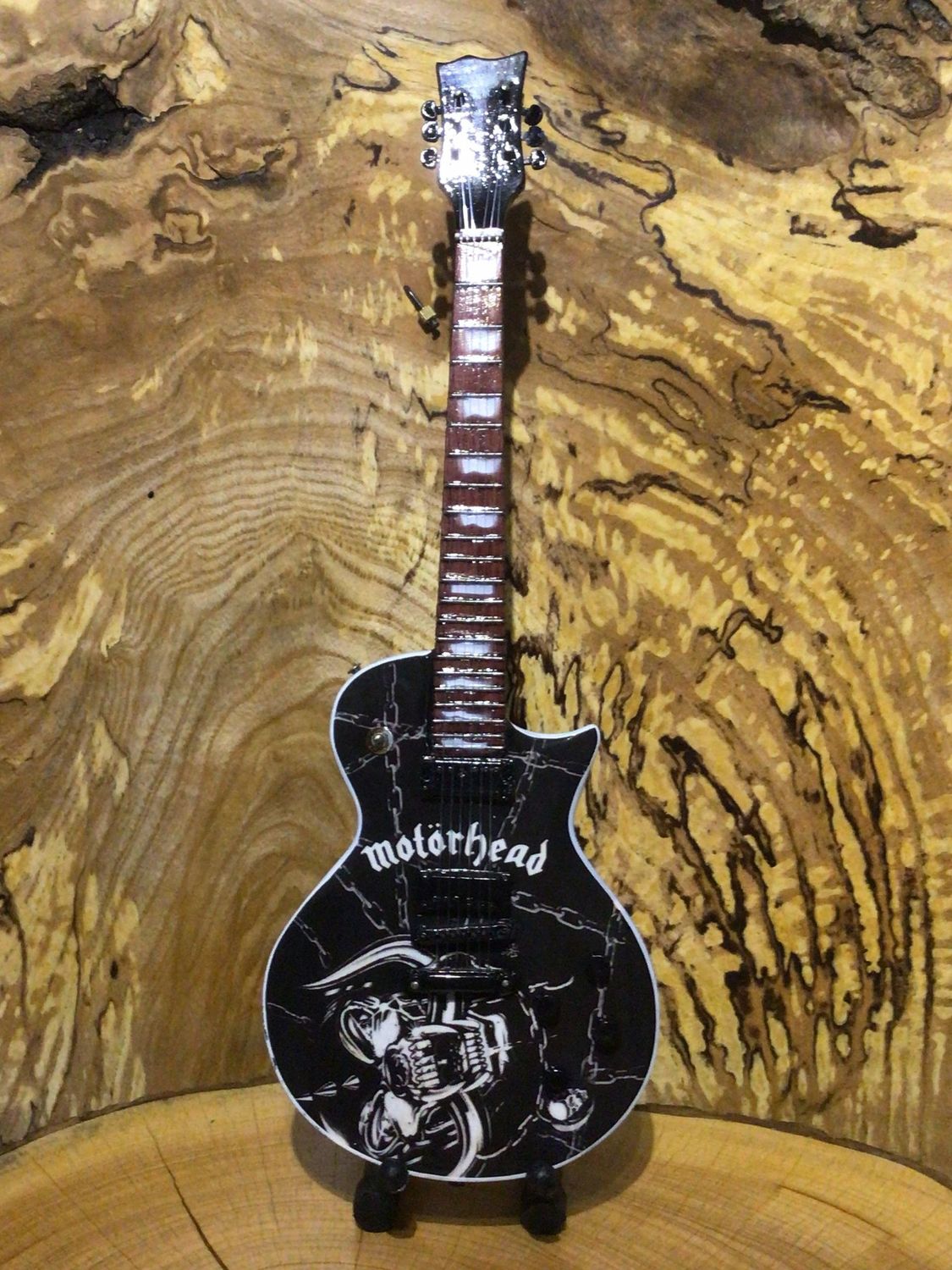 Motorhead Wooden Miniature Guitar