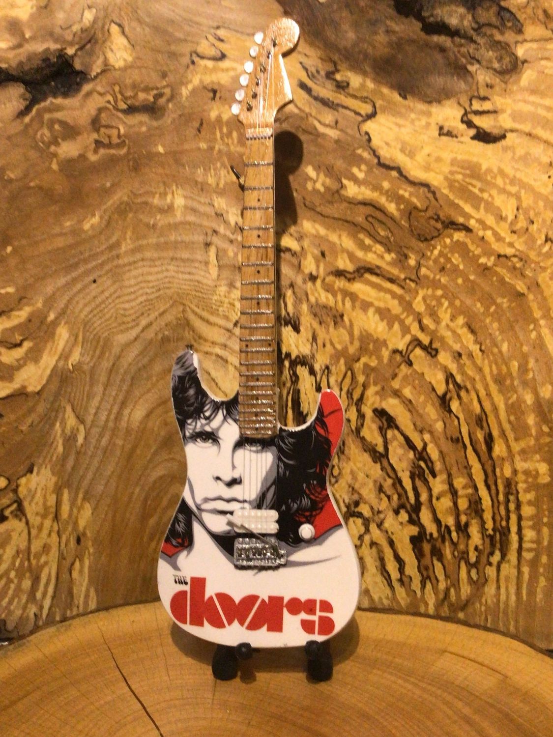 The Doors Miniature Wooden Guitar