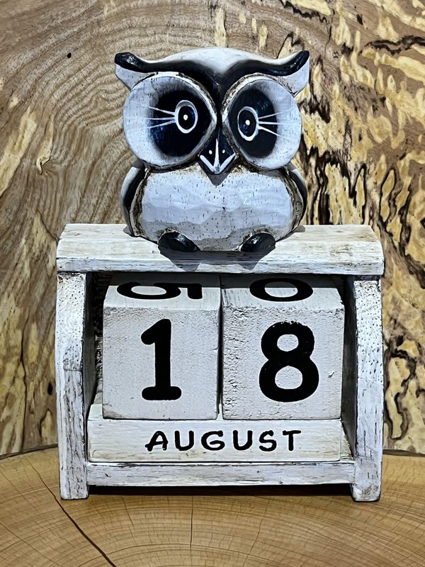 White Owl Perpetual Calendar