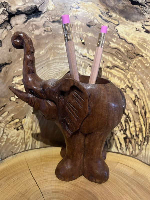 Elephant Pen Holder