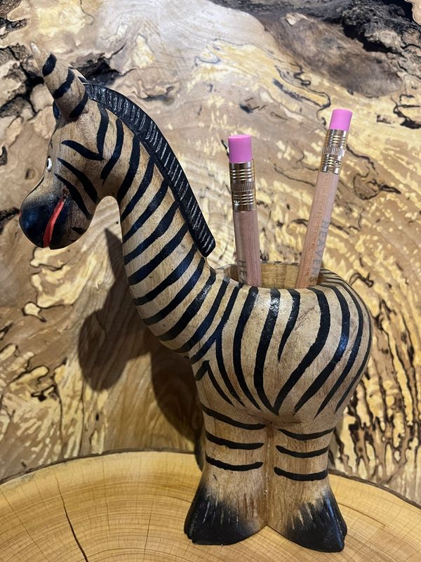 Zebra Pen Holder