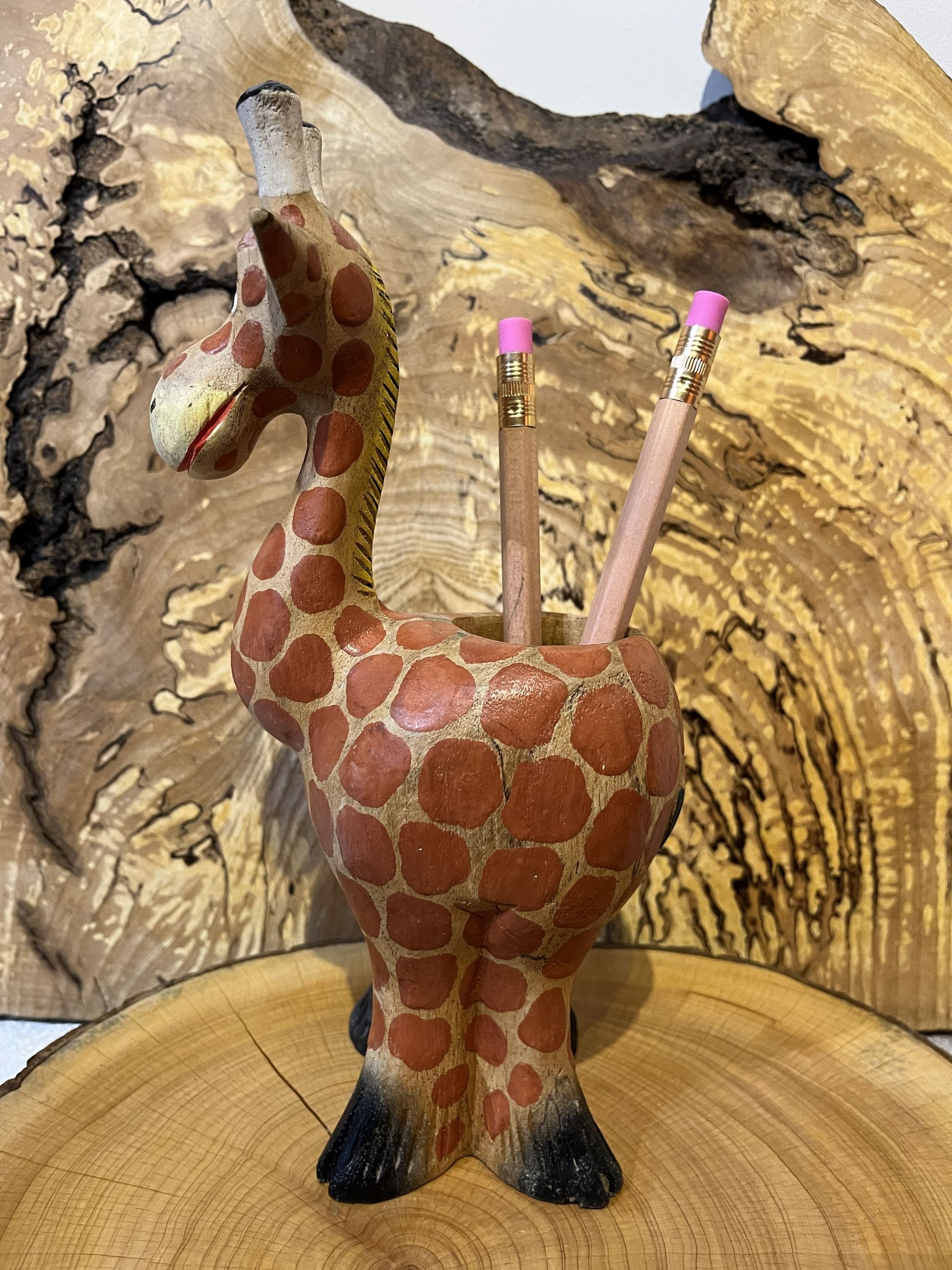 Giraffe Pen Holder