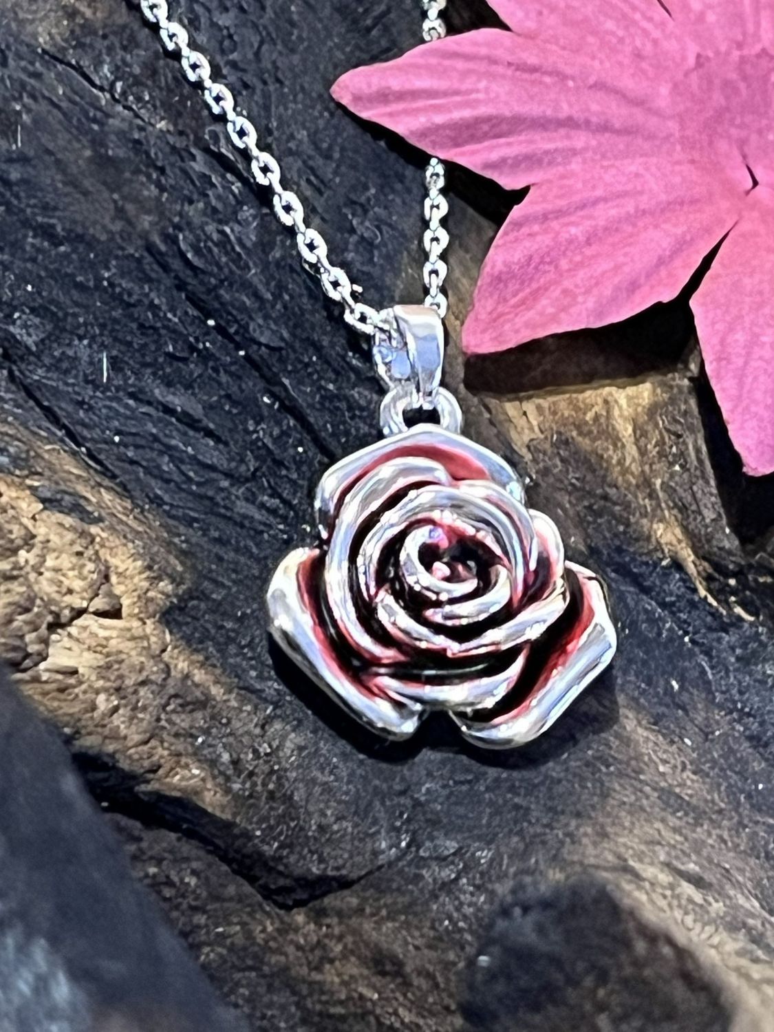 Red Rose Necklace