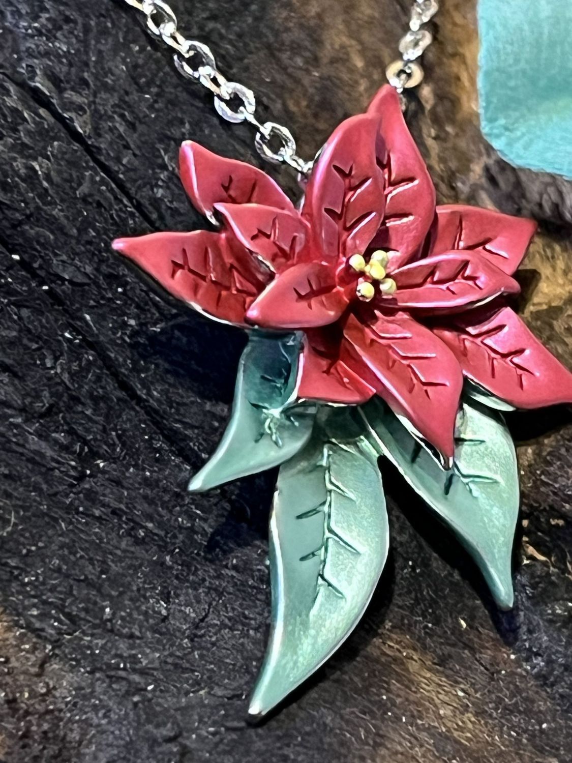 Poinsettia Necklace