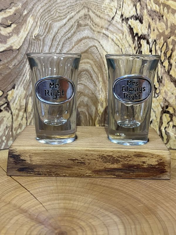 Set of 2 Shot Glasses Set of 2 Shot Glasses